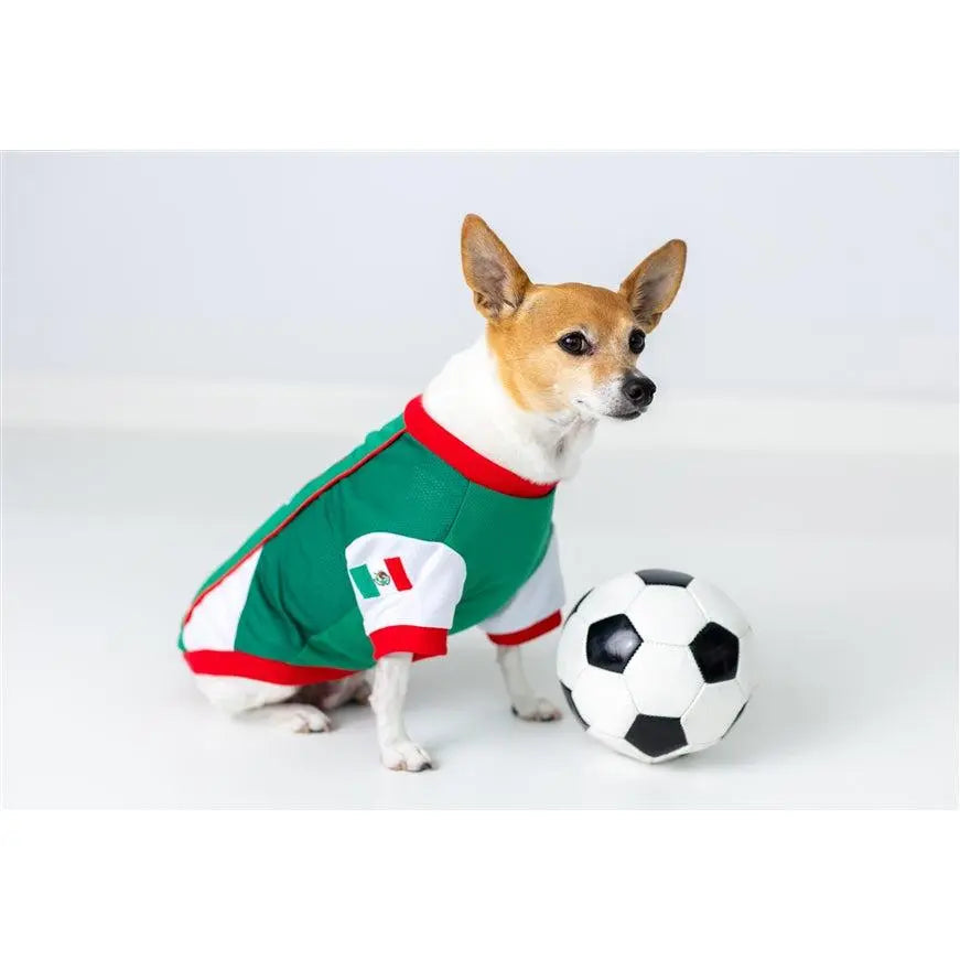 Breathable Team Mexico pet jersey for dogs and catsn